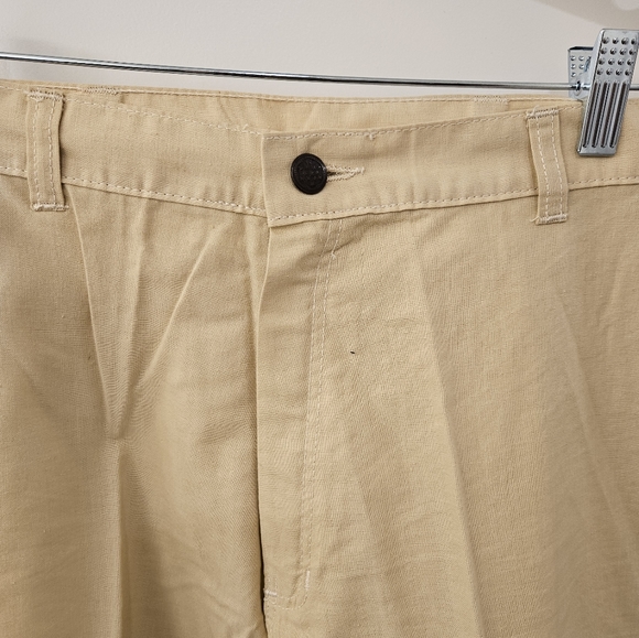 NWOT - Vintage - Daniel Laurent Pants - Paris - Cotton - Pale Tan - Size 42 EU - Picture 7 of 7